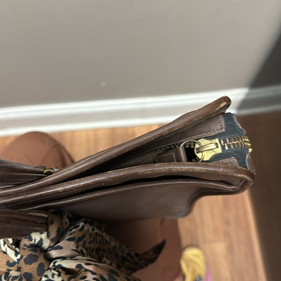 Vintage Brown Coach Leather Briefcase - Picture 4 of 16